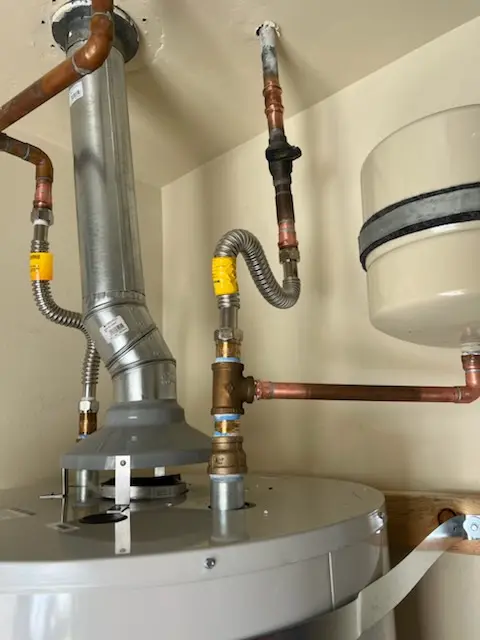 Water heater installation and plumbing repair in West Hill